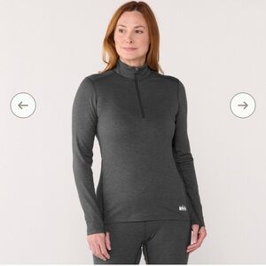REI Co-op  Midweight Base Layer Half-Zip Top - Women's S